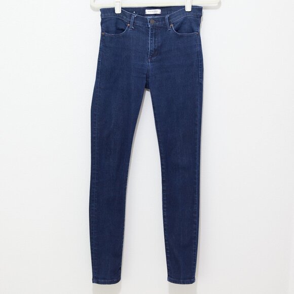 Banana Republic Women's Blue Denim Darker Wash Skinny Legging Jeans Size 28 - Picture 1 of 6
